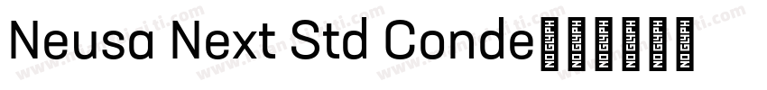 Neusa Next Std Conde字体转换